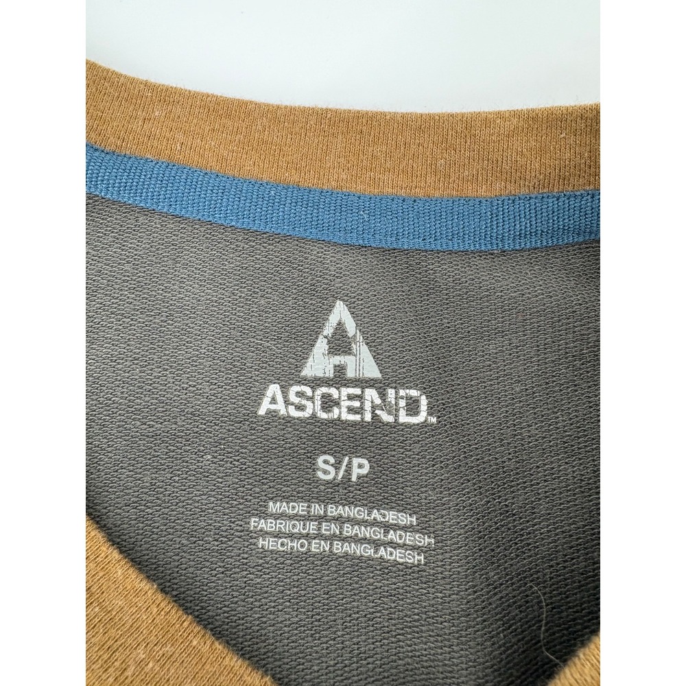 Ascend Women's Long Sleeve Shirt Size S/P‎ Colorblock Pocket Elbow Patch
